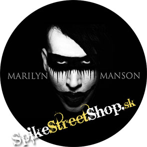 MARILYN MANSON - BW Portrait - okrúhla podložka pod pohár