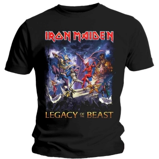 IRON MAIDEN - Legacy of the Beast - čierne pánske tričko