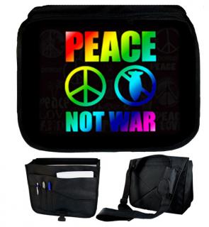 PEACE NOT WAR - taška na rameno