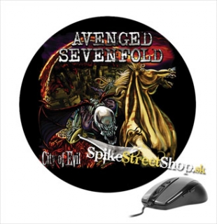 Podložka pod myš AVENGED SEVENFOLD - City Of Evil - okrúhla