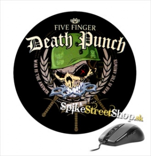 Podložka pod myš FIVE FINGER DEATH PUNCH - War Is Answer - okrúhla