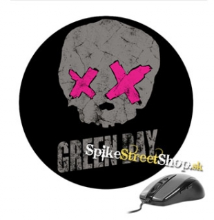 Podložka pod myš GREEN DAY - Skull - okrúhla