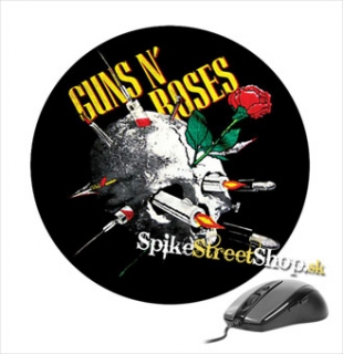 Podložka pod myš GUNS N ROSES - Needle Skull - okrúhla