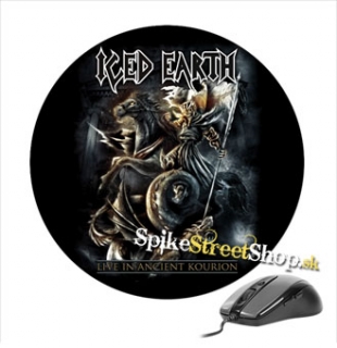 Podložka pod myš ICED EARTH - Live In Ancient Kourion - okrúhla