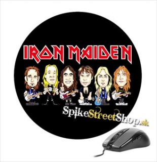 Podložka pod myš IRON MAIDEN - Cartoon Band - okrúhla