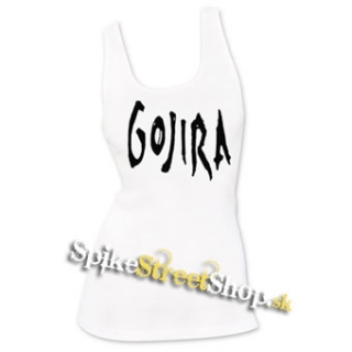 GOJIRA - Logo - Ladies Vest Top - biele
