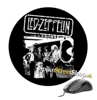 Podložka pod myš LED ZEPPELIN - Aeroplane - okrúhla