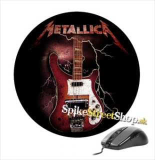 Podložka pod myš METALLICA - Cliff Burton Bass - okrúhla