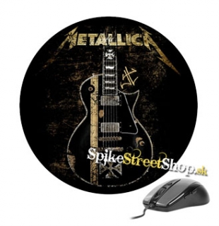 Podložka pod myš METALLICA - Hetfield Iron Cross Guitar - okrúhla