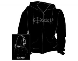 OZZY OSBOURNE - Crown - čierna pánska mikina na zips