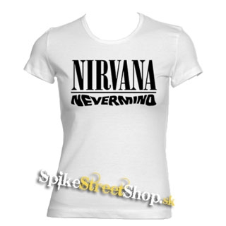 NIRVANA - Nevermind - biele dámske tričko