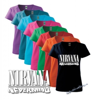 NIRVANA - Nevermind - farebné dámske tričko