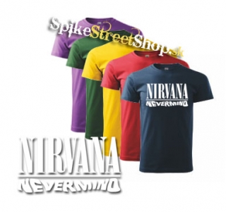 NIRVANA - Nevermind - farebné pánske tričko