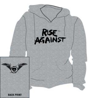 RISE AGAINST - Paper Wings - sivá pánska mikina