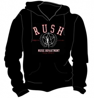RUSH - Music Department - čierna pánska mikina