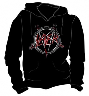 SLAYER - Pentagram - čierna pánska mikina