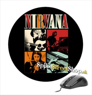 Podložka pod myš NIRVANA - Foursquares - okrúhla