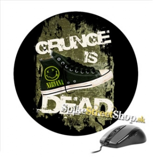 Podložka pod myš NIRVANA - Grunge Is Dead - okrúhla