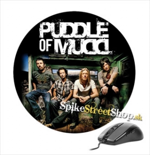Podložka pod myš PUDDLE OF MUD - Logo & Band - okrúhla
