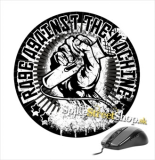 Podložka pod myš RAGE AGAINST THE MACHINE - Mic Fist - okrúhla