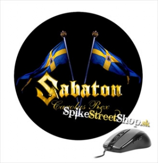 Podložka pod myš SABATON - Cruise Sweden Flag - okrúhla