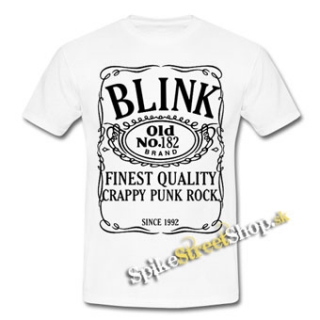 BLINK 182 - Jack Daniels Motive - biele pánske tričko