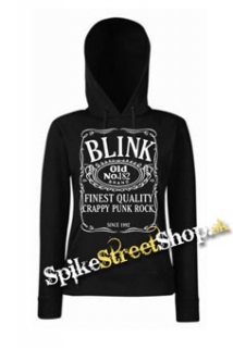 BLINK 182 - Jack Daniels Motive - čierna dámska mikina