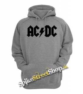 AC/DC - Logo - šedá pánska mikina