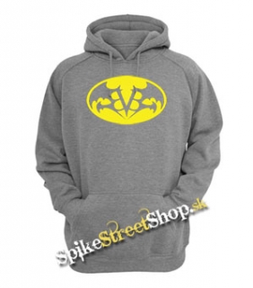 BLACK VEIL BRIDES - Batman Logo - šedá pánska mikina