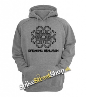 BREAKING BENJAMIN - Logo - šedá pánska mikina