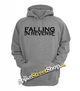 FALLING IN REVERSE - Logo - šedá pánska mikina