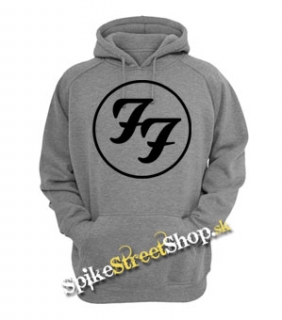 FOO FIGHTERS - Logo - šedá pánska mikina