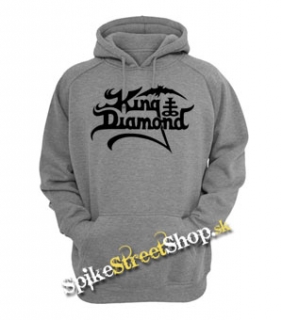 KING DIAMOND - Logo - šedá pánska mikina