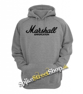 MARSHALL - Logo - šedá pánska mikina