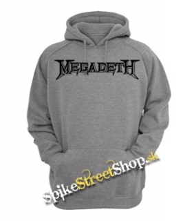 MEGADETH - Logo - šedá pánska mikina