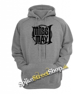 MISS MAY I - Logo - šedá pánska mikina