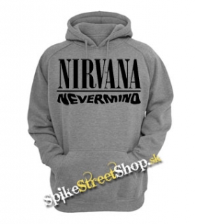 NIRVANA - Nevermind - šedá pánska mikina