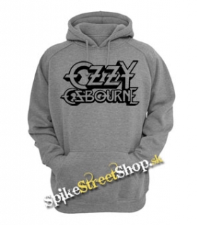 OZZY OSBOURNE - Logo - šedá pánska mikina