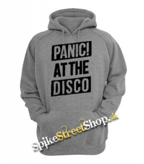 PANIC AT THE DISCO - Big Logo - šedá pánska mikina