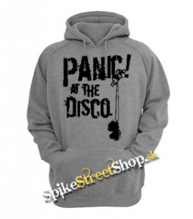 PANIC AT THE DISCO - Logo - šedá pánska mikina