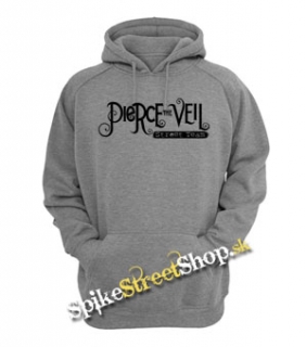 PIERCE THE VEIL - Logo - šedá pánska mikina