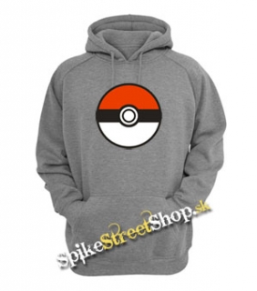 POKEMON - Symbol - šedá pánska mikina