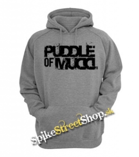 PUDDLE OF MUD - Logo - šedá pánska mikina