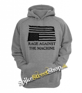 RAGE AGAINST THE MACHINE - Wrecked - šedá pánska mikina