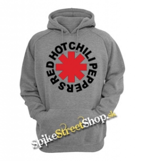 RED HOT CHILI PEPPERS - Logo - šedá pánska mikina