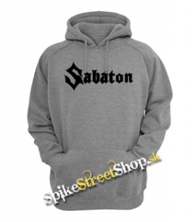 SABATON - Logo - šedá pánska mikina