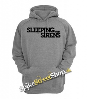 SLEEPING WITH SIRENS - Logo - šedá pánska mikina
