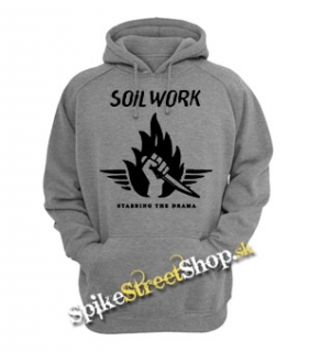 SOILWORK - Stabbing The Drama - šedá pánska mikina