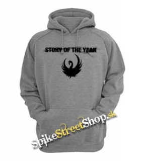 STORY OF THE YEAR - Logo - šedá pánska mikina