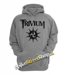 TRIVIUM - Logo - šedá pánska mikina